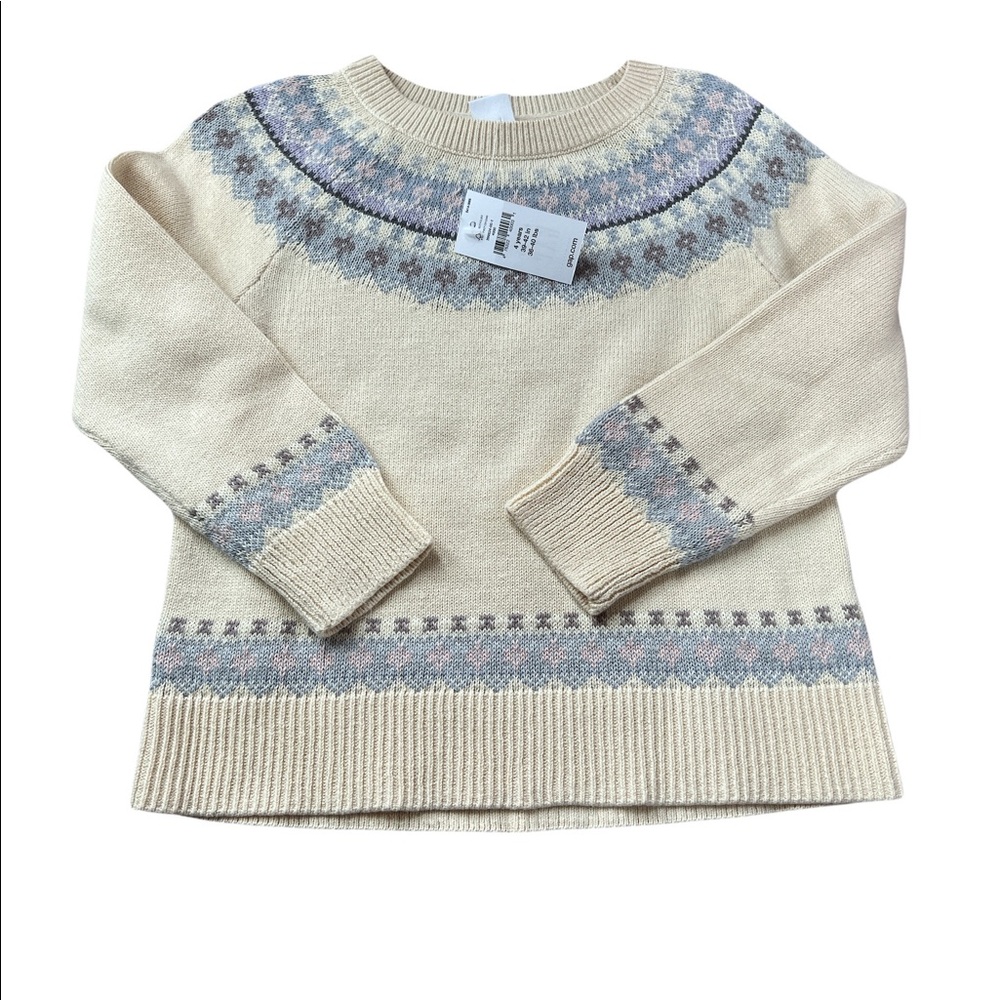 NEW Girls Fair Isle Sweater GAP Size 4